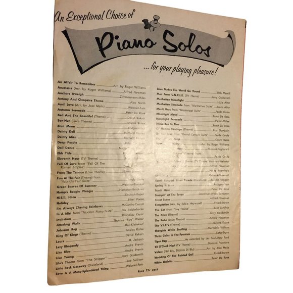 Vintage Lara's Theme from Doctor Zhivago Paperback Sheet Music - Picture 6 of 6